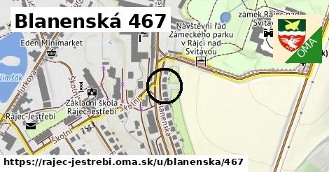 Blanenská 467, Rájec-Jestřebí