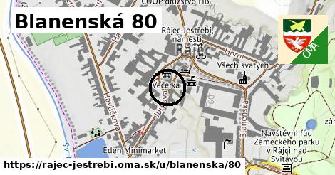 Blanenská 80, Rájec-Jestřebí