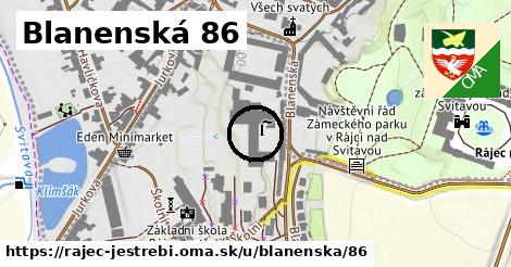 Blanenská 86, Rájec-Jestřebí