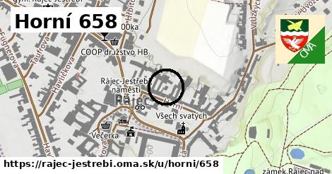 Horní 658, Rájec-Jestřebí