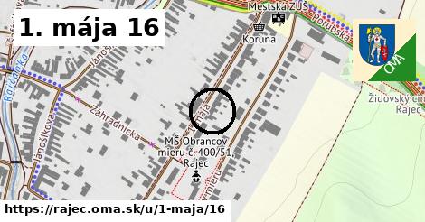 1. mája 16, Rajec