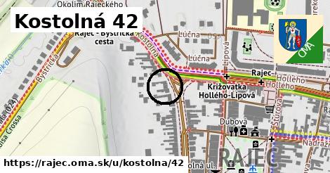 Kostolná 42, Rajec