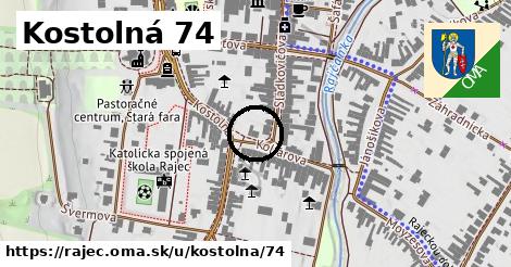 Kostolná 74, Rajec