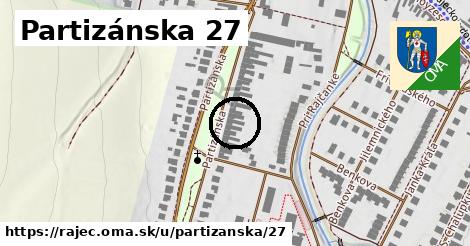 Partizánska 27, Rajec