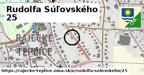 Rudolfa Súľovského 25, Rajecké Teplice