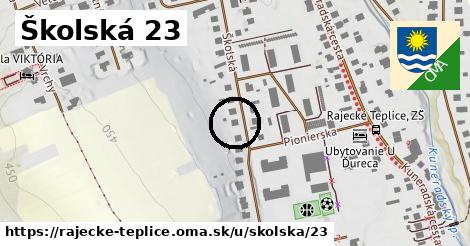 Školská 23, Rajecké Teplice