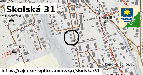 Školská 31, Rajecké Teplice