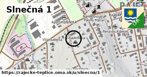 Slnečná 1, Rajecké Teplice