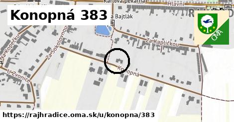 Konopná 383, Rajhradice