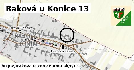 Raková u Konice <span class="supisne">13</span>