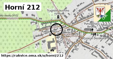 Horní 212, Rakvice