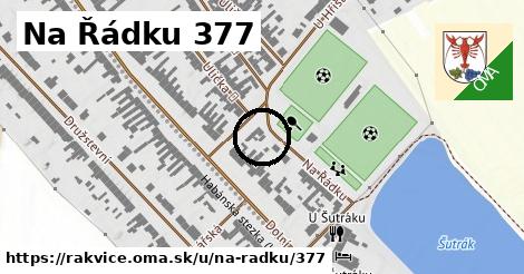 Na Řádku 377, Rakvice