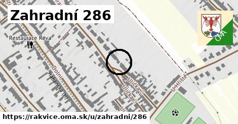 Zahradní 286, Rakvice
