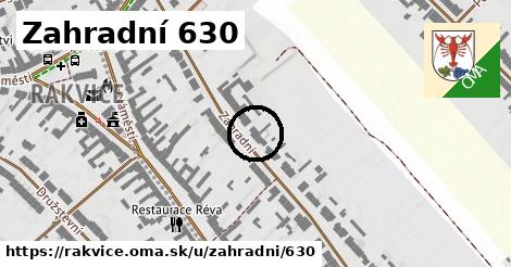 Zahradní 630, Rakvice