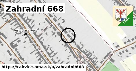 Zahradní 668, Rakvice