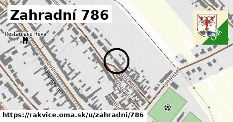 Zahradní 786, Rakvice