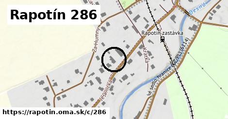 Rapotín <span class="supisne">286</span>