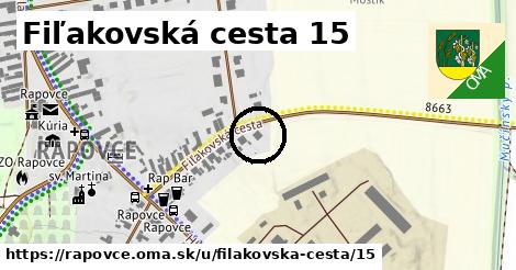 Fiľakovská cesta 15, Rapovce