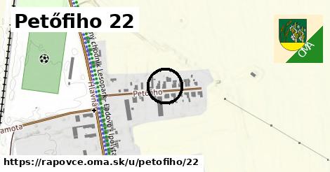 Petőfiho 22, Rapovce