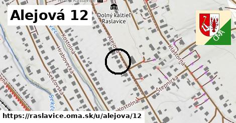 Alejová 12, Raslavice
