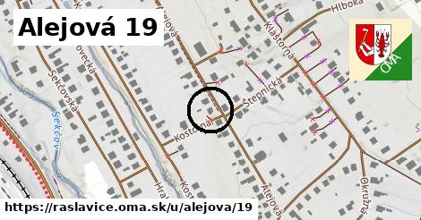 Alejová 19, Raslavice