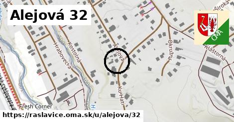 Alejová 32, Raslavice