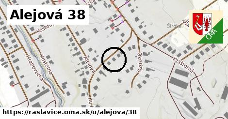 Alejová 38, Raslavice