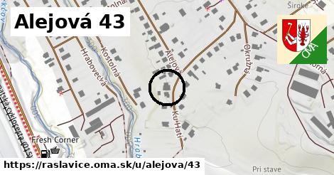 Alejová 43, Raslavice