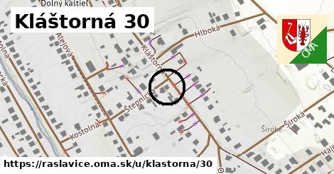 Kláštorná 30, Raslavice