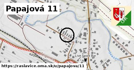 Papajová 11, Raslavice