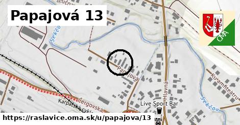 Papajová 13, Raslavice