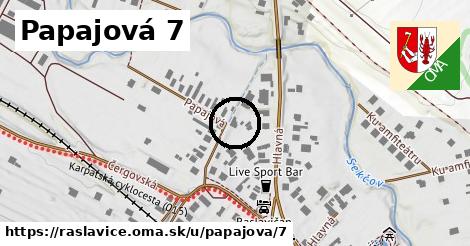 Papajová 7, Raslavice