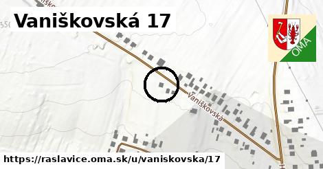 Vaniškovská 17, Raslavice