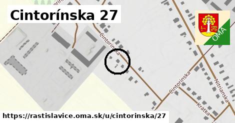 Cintorínska 27, Rastislavice