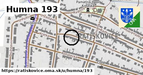 Humna 193, Ratíškovice