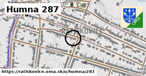 Humna 287, Ratíškovice