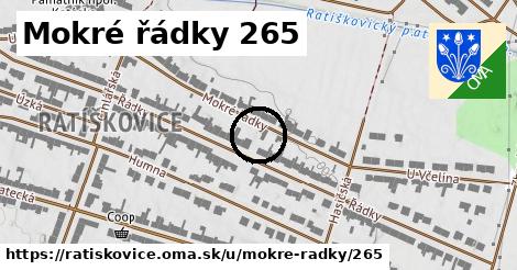 Mokré řádky 265, Ratíškovice