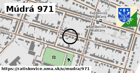 Múdrá 971, Ratíškovice