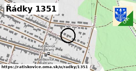 Řádky 1351, Ratíškovice