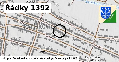 Řádky 1392, Ratíškovice