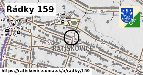 Řádky 159, Ratíškovice