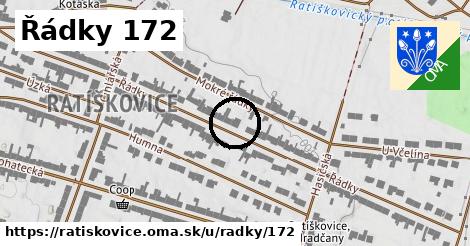 Řádky 172, Ratíškovice