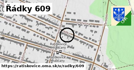 Řádky 609, Ratíškovice