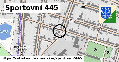 Sportovní 445, Ratíškovice