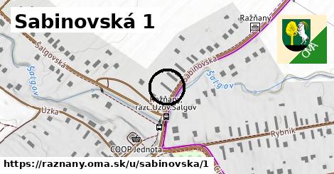 Sabinovská 1, Ražňany