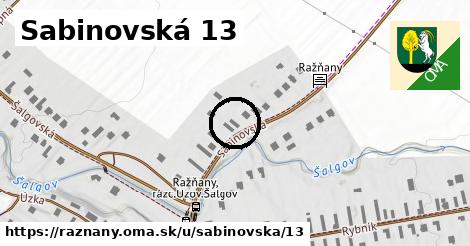 Sabinovská 13, Ražňany