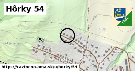 Hôrky 54, Ráztočno