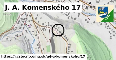 J. A. Komenského 17, Ráztočno