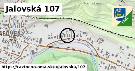 Jalovská 107, Ráztočno