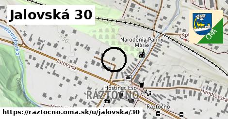 Jalovská 30, Ráztočno